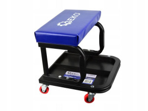 Stołek TABORET GEKO warsztatowy 136 kg STAL +Kółka