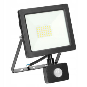 Naświetlacz Led Z Pir 1600lm Ip44 Alu+szkło Orno