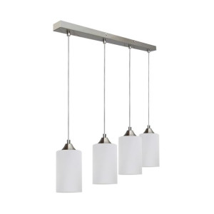 Bosco Mix Lampa Wisząca 4xe27 Max.60w Satyna/transparentny/biały