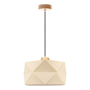 Finja Lampa Wisząca 1xe27 Max.60w Brzoza/antracyt/kremowy