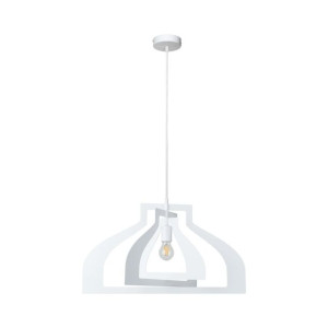 Justyna Lampa Wisząca 1xe27 60w Biały V6