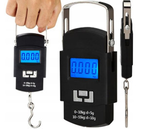 WAGA BAGAŻOWA WĘDKARSKA HAKOWA LCD 50kg podróżna