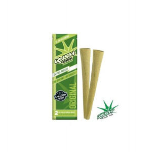 Bibułki owijki konopne Kush Herbal Cones Original