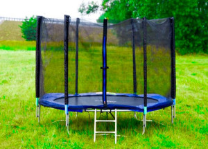 Trampolina Ogrodowa Z Drabinką 244cm Na Prezent