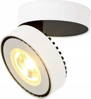 Spot tuba biała lampa regulowana LED