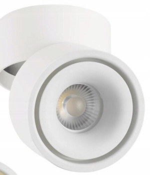 Spot tuba biała lampa regulowana LED