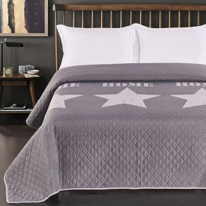 DecoKing Narzuta Starly Srebrno-Szary 240X260