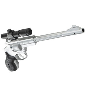 Duży pistolet rewolwer na kapiszony + luneta