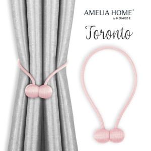 Upinacze do zasłon AH TORONTO PEACH 2PCS