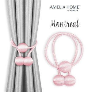 Upinacze do zasłon AH MONTREAL PEACH 2PCS