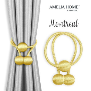 Upinacze do zasłon AH MONTREAL GOLD 2PCS