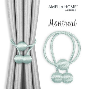 Upinacze do zasłon AH MONTREAL BABYBLUE 2PCS