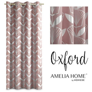 Zasłony AmeliaHome OXFORD FLORIS 140X250