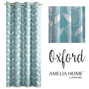 Zasłony AmeliaHome OXFORD FLORIS 140X250