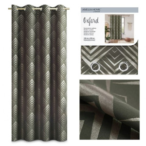 Zasłony AmeliaHome OXFORD PIRAMIDES 140X250