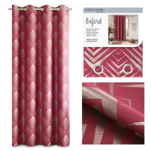 Zasłony AmeliaHome OXFORD PIRAMIDES 140X250