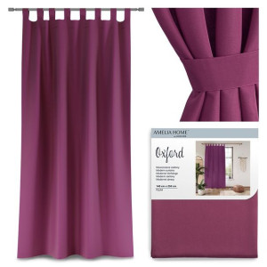 Zasłony AmeliaHome OXFORD TAB 140X250