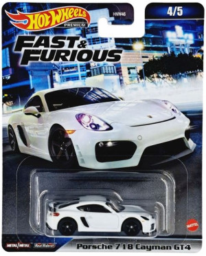 Hot Wheels Premium PORSCHE 718 CAYMAN GT4 F&F