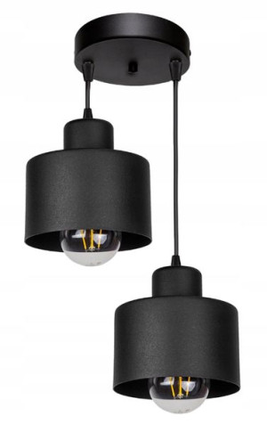 Lampa wisząca industrialna 2xE27