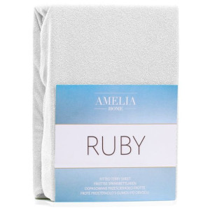 AmeliaHome Prześcieradło z gumką 160x200 FROTTE