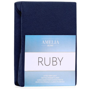 AmeliaHome Prześcieradło z gumką 140x200 FROTTE