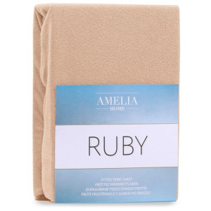 AmeliaHome Prześcieradło z gumką 120x200 FROTTE