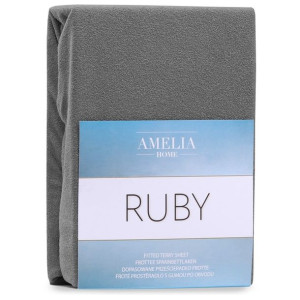 AmeliaHome Prześcieradło z gumką 160x200 FROTTE
