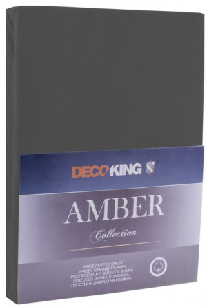 DecoKing Prześcieradło z Gumką 120x200 JERSEY