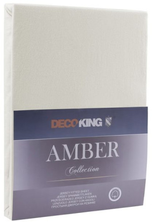 DecoKing Prześcieradło z Gumką 160x200 JERSEY