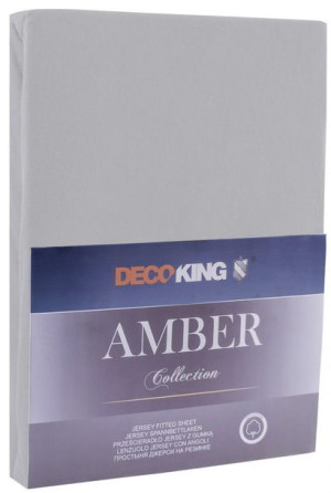DecoKing Prześcieradło z Gumką 180x200 JERSEY