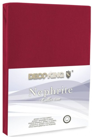 DecoKing Prześcieradło z Gumką 120x200 JERSEY
