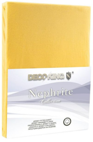 DecoKing Prześcieradło z Gumką 120x200 JERSEY