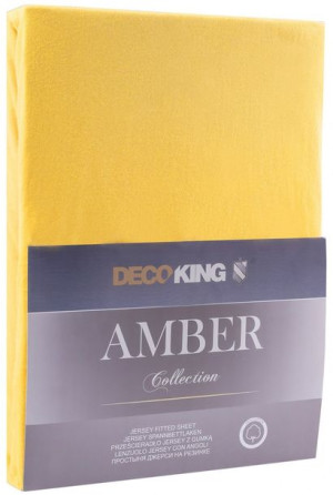 DecoKing Prześcieradło z Gumką 200x200 JERSEY