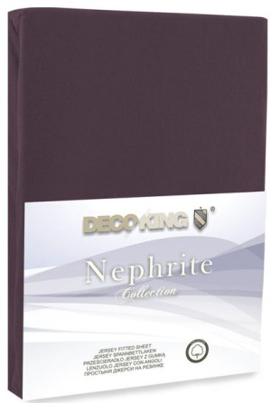 DecoKing Prześcieradło z Gumką 160x200 JERSEY