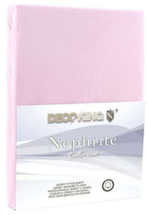 DecoKing Prześcieradło z Gumką 140x200 JERSEY