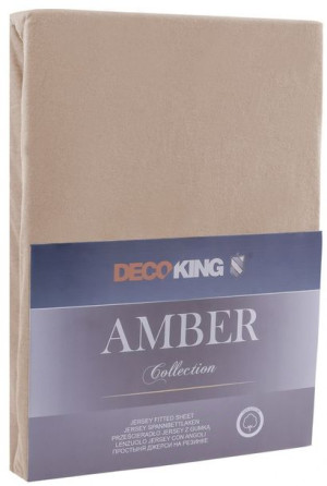 DecoKing Prześcieradło z Gumką 220x200 JERSEY