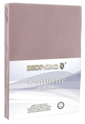 DecoKing Prześcieradło z Gumką 140x200 JERSEY