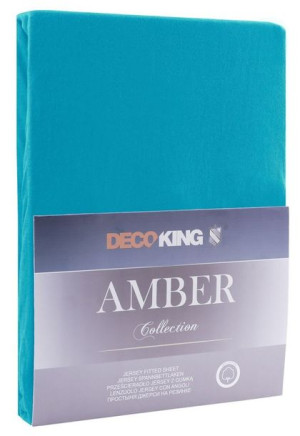 DecoKing Prześcieradło z Gumką 140x200 JERSEY
