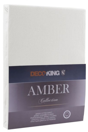 DecoKing Prześcieradło z Gumką 160x200 JERSEY
