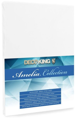 DecoKing Prześcieradło z gumką 140x200 Mikrofibra
