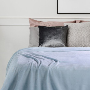 DecoKing Koc polarowy BŁĘKITNY 170x210 FLUFF