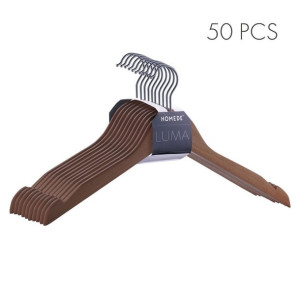 Homede - Wieszak na ubrania LUMA BROWN 50PCS