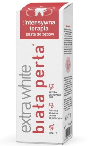Biała Perła Plus+ Pasta Intensywna Terapia 75ml
