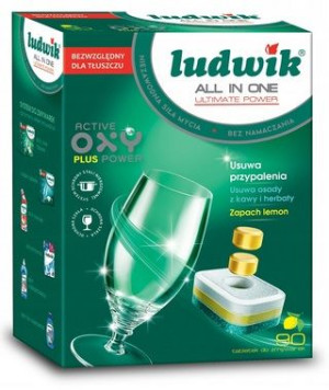 Tabletki Do Zmywarki Lemon ALL in One LUDWIK 90szt