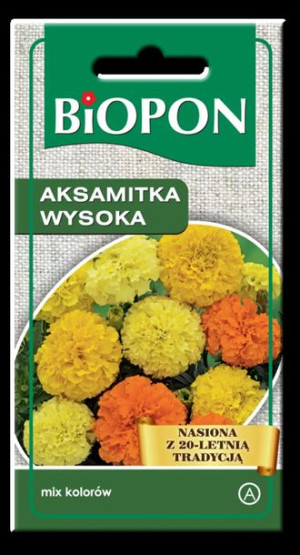 Aksamitka Wysoka Mieszana Biopon Nasiona