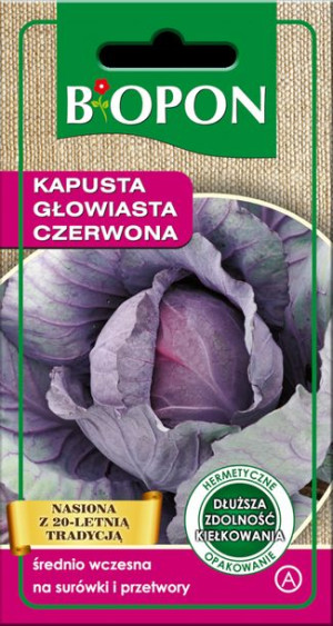 Kapusta Czerwona Rufus Biopon Nasiona