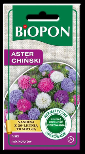 Aster Niski Karłowy -mieszanka Biopon Nasiona