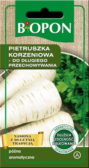 Pietruszka Korzeniowa Do Długiego Przechowywania Biopon Nasiona