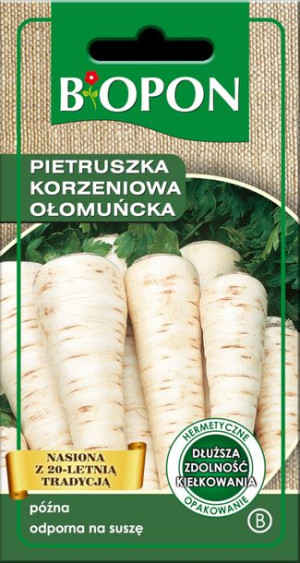 Pietruszka Korzeniowa Ołomuńska Biopon Nasiona