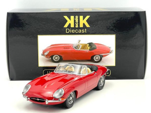 Jaguar E-Type Series 1 RHD 1961, red KK-Scale 1:18